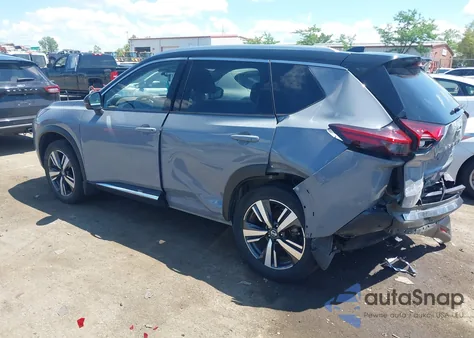 2021 Nissan Rogue Platinum Intelligent Awd из США, поврежденный, VIN JN8AT3DDXMW314000